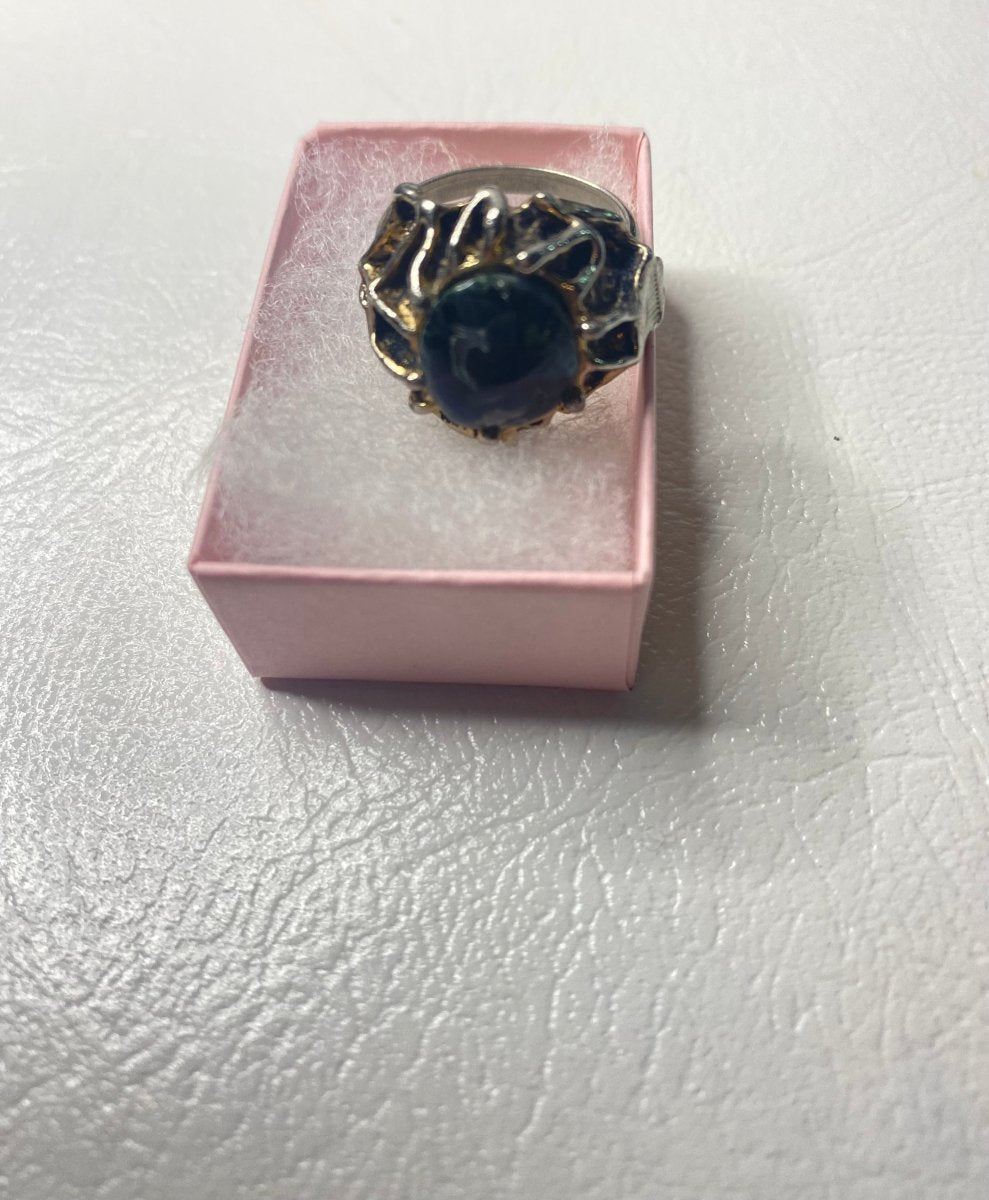 Hand Polished Moss Agate Ring - Herbal RocksHand Polished Moss Agate RingRingsHerbal RocksHerbal RocksHand Polished Moss Agate Ring