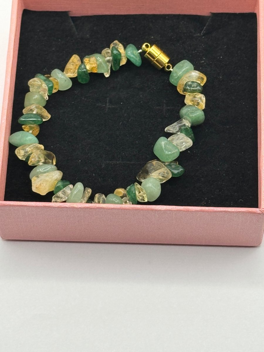 Saint Patrick's Day Jade, Aventurine, and Citrine Bracelet - Herbal RocksSaint Patrick's Day Jade, Aventurine, and Citrine BraceletBraceletHerbal RocksHerbal RocksSaint Patrick's Day Jade, Aventurine, and Citrine Bracelet