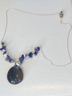 Multi-color tumbled stone necklace - Herbal RocksMulti-color tumbled stone necklaceNecklaceHerbal RocksHerbal RocksMulti-color tumbled stone necklace