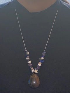 Multi-color tumbled stone necklace - Herbal RocksMulti-color tumbled stone necklaceNecklaceHerbal RocksHerbal RocksMulti-color tumbled stone necklace